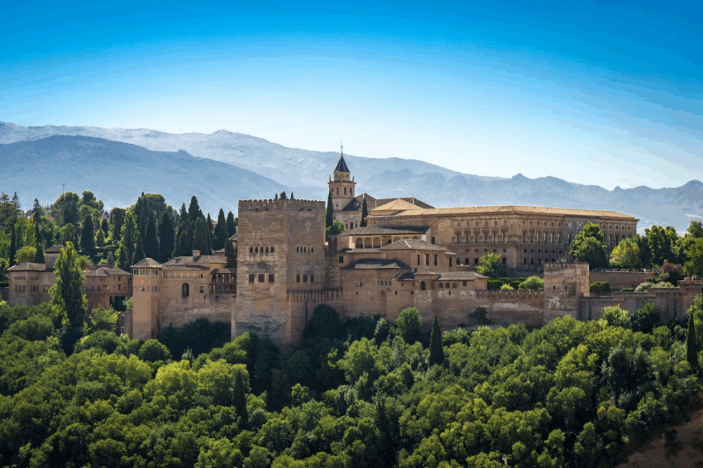 Best City in Spain for First Timers: Top 7 Destinations 2025 6 Aerial view of a stone castle