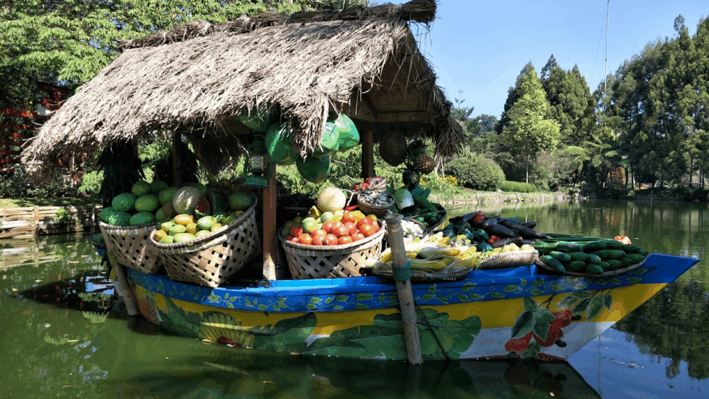 Discover 10 Incredible Floating Markets in Bangladesh Today 10 Boat with food on the water daylight