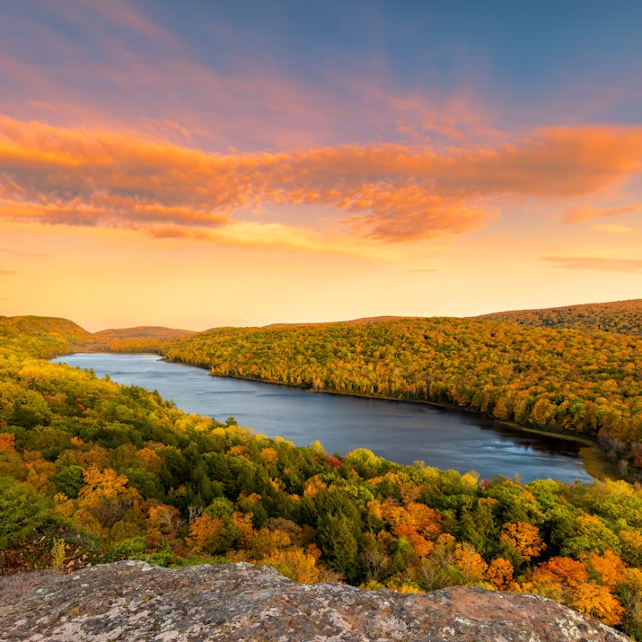 Lake of the Clouds, Carp Lake Township, MI