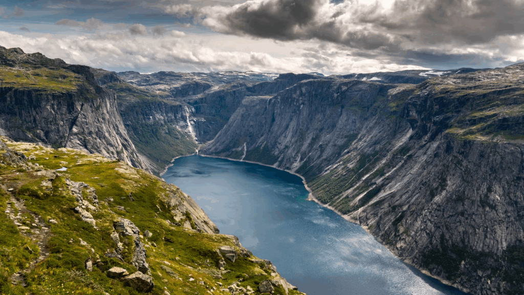 5 Powerful Kayaking in the Norwegian Fjords Experiences Now 9 aerial-photography-of-river
