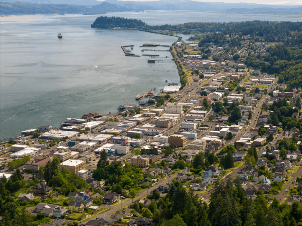 an-aerial-view-of-a-city-and-a-body-of-water