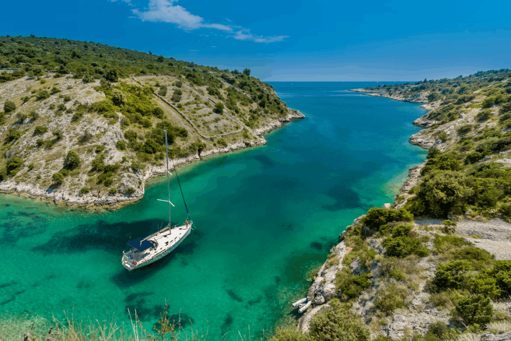 Top 7 Exquisite Hidden Lagoons for Paddleboarding in Croatia 4 Trogir, Croatia